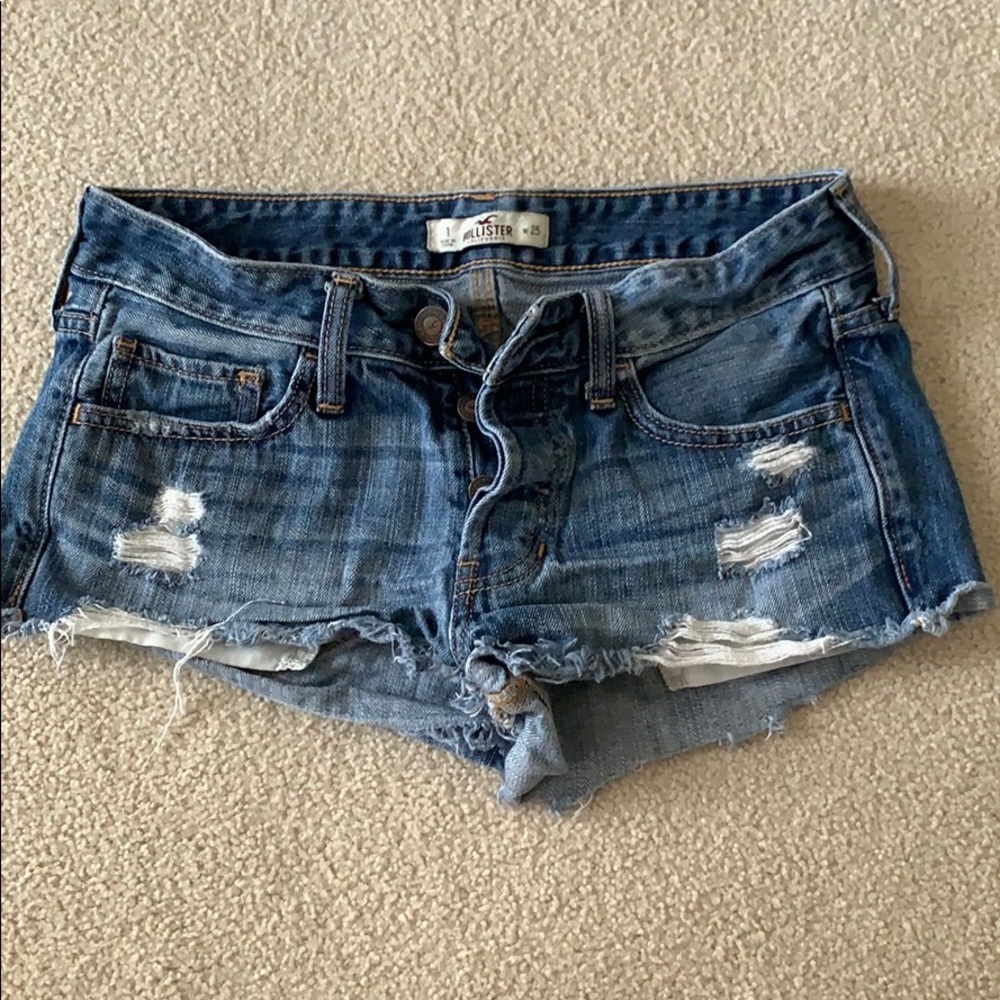 Denim shorts
